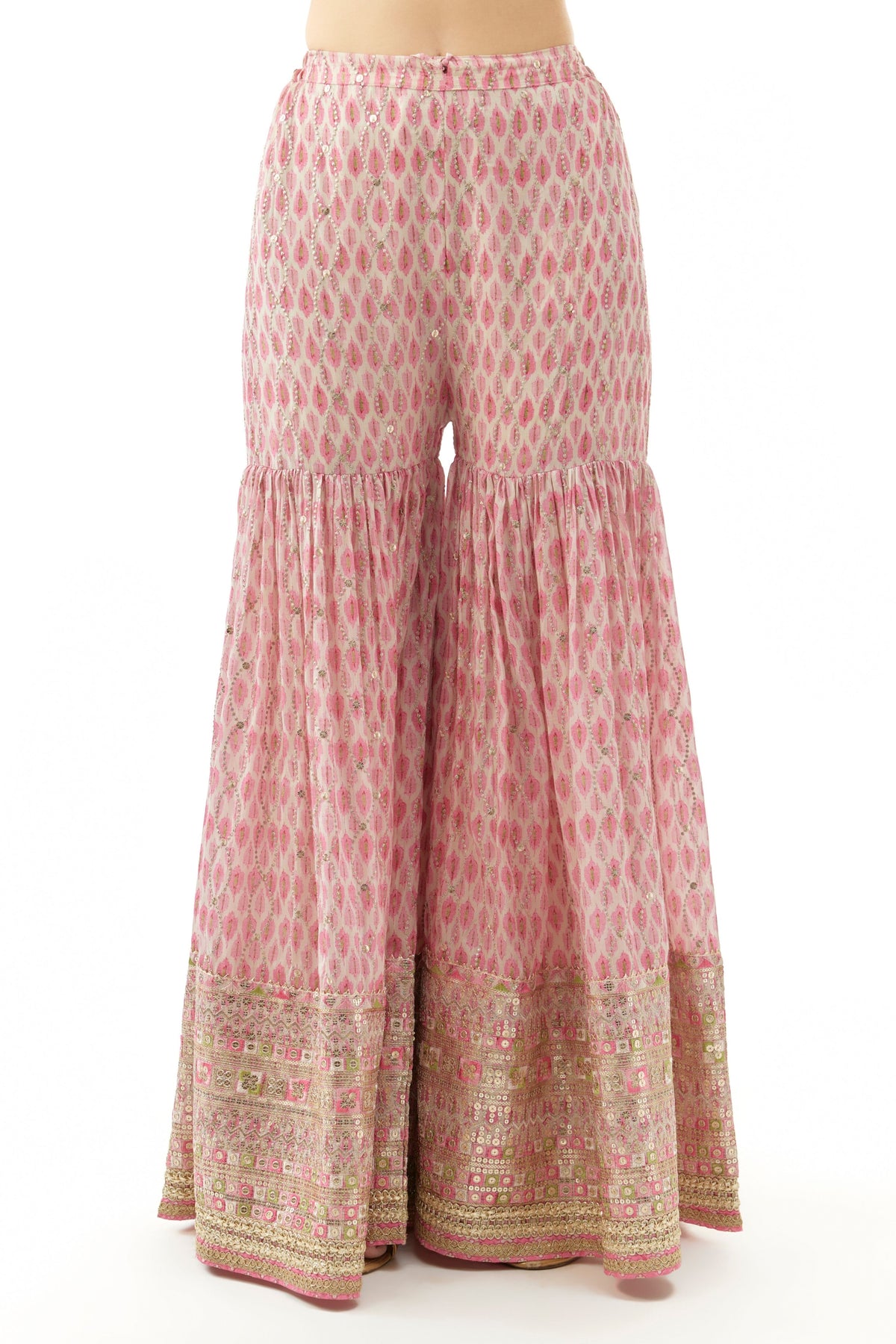 Pink Dhruvi Sharara Set