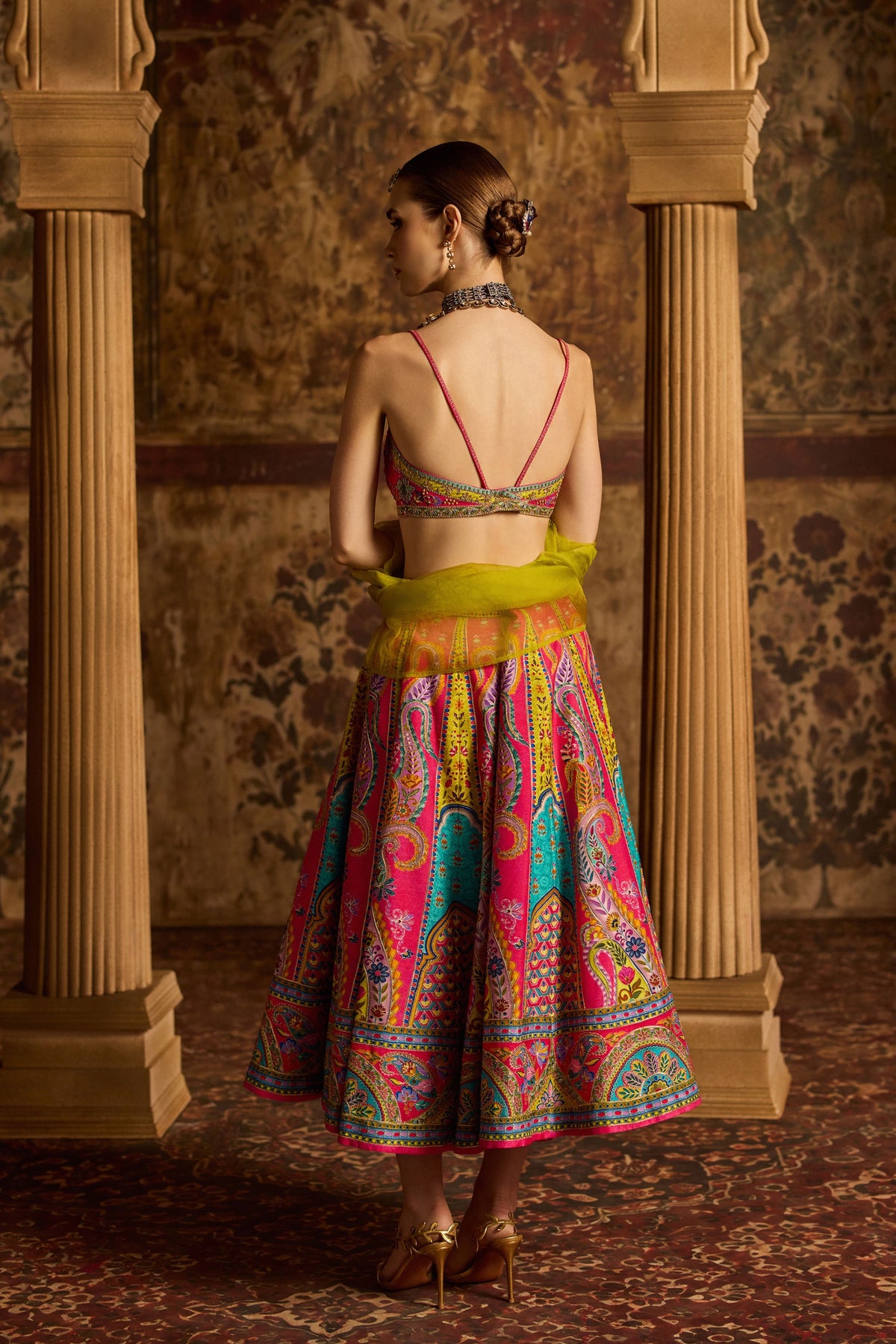 Vamika Lime Lehenga Set