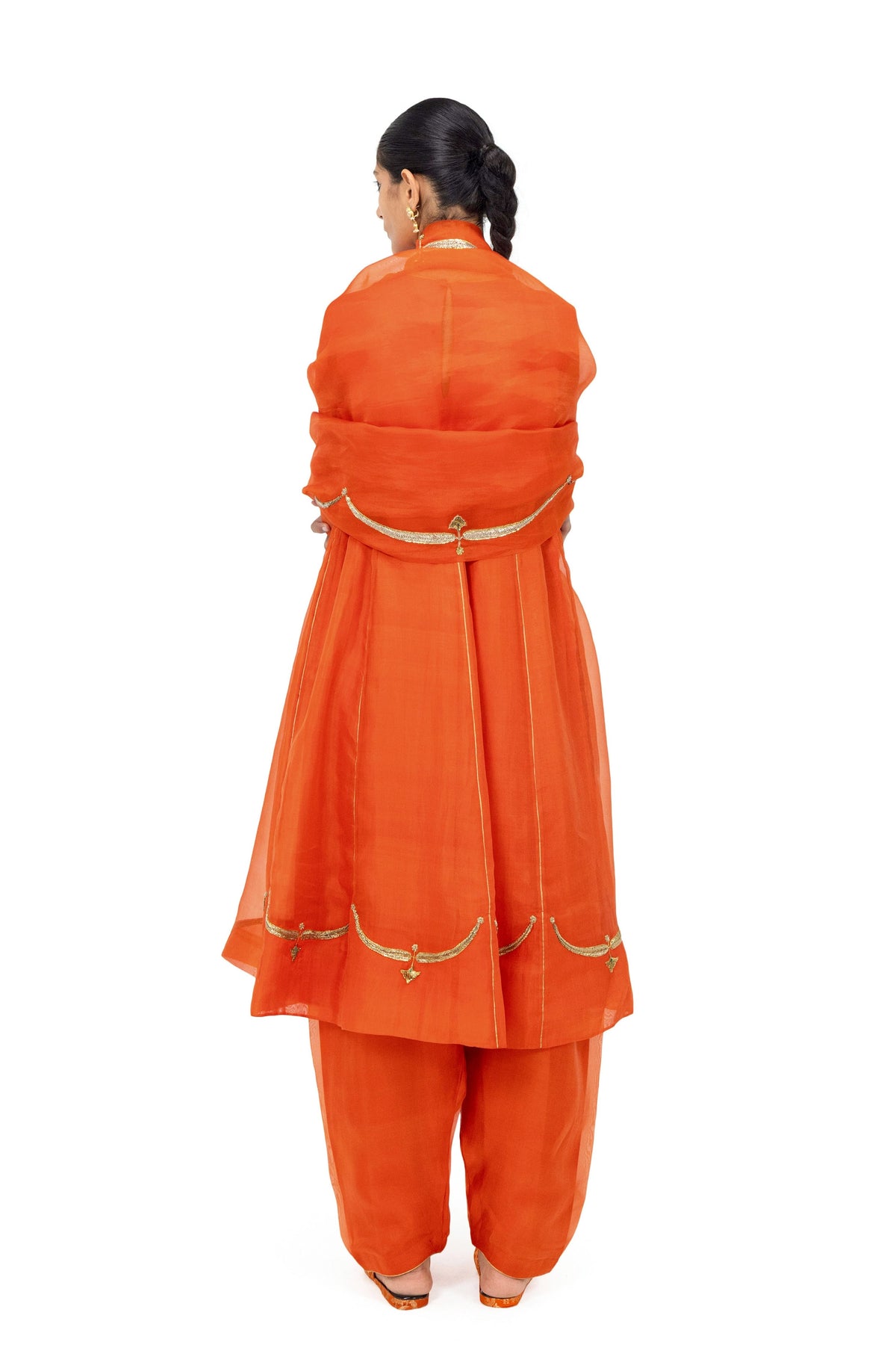 Kolari Gerua Dupatta