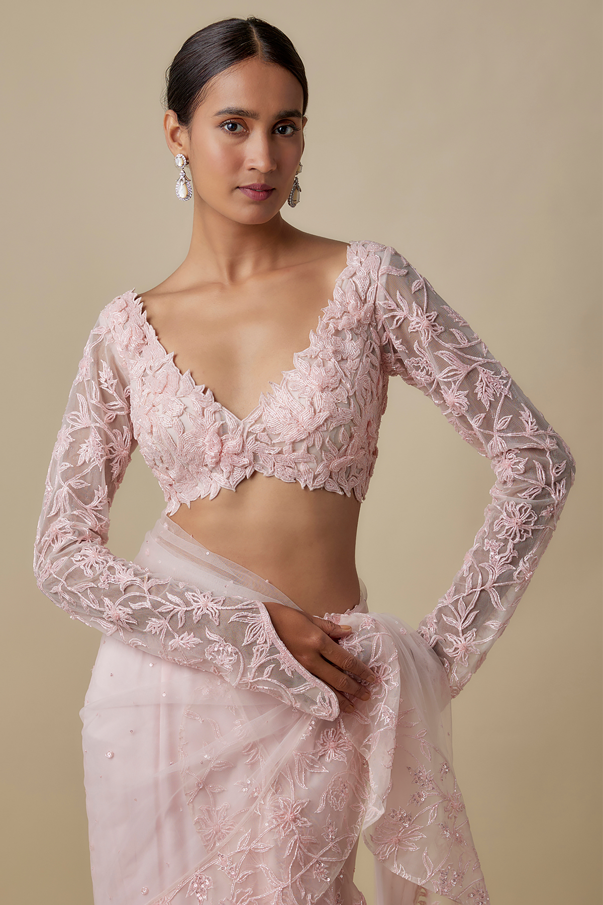 Finery Drape Saree Set