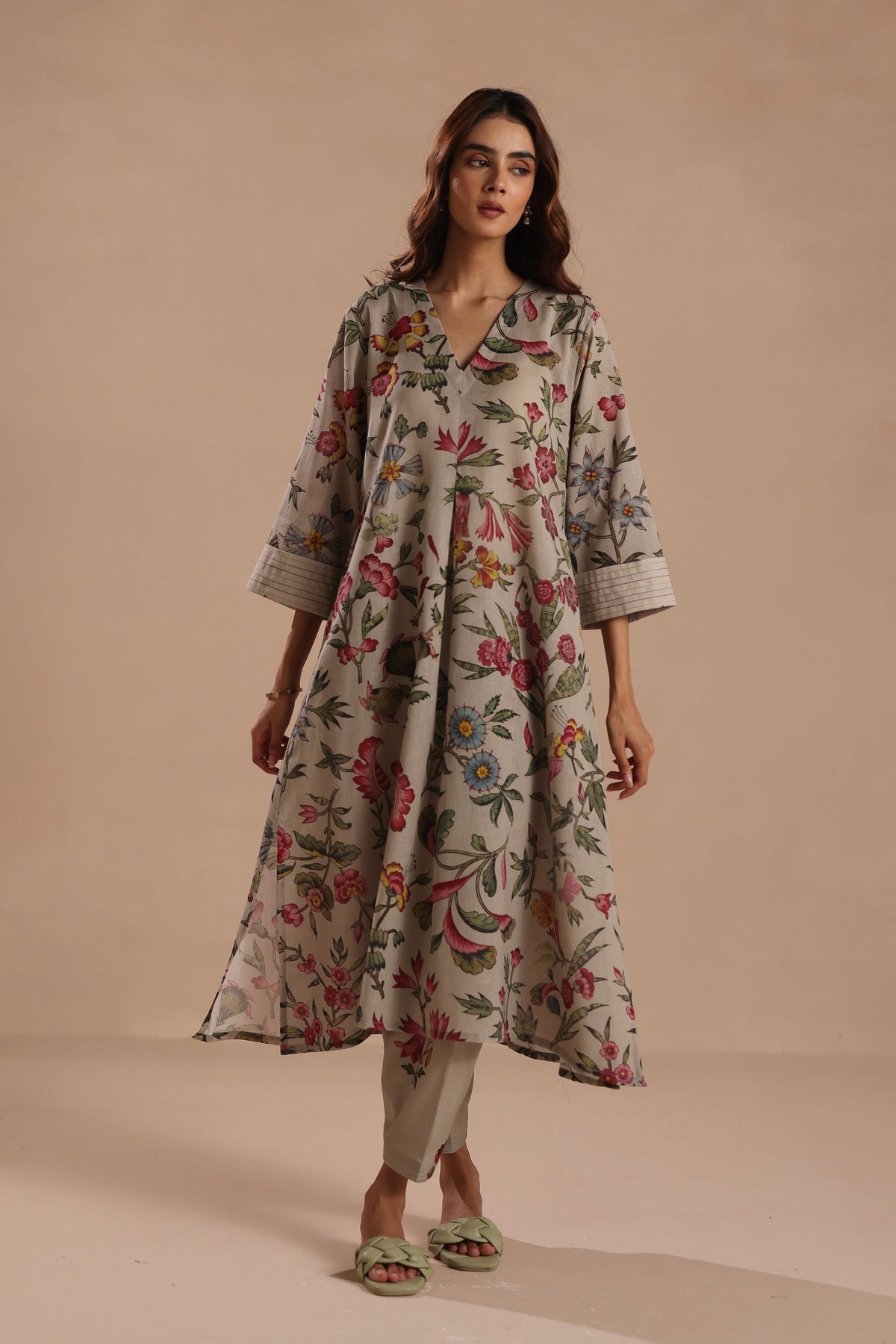 Daphne Dusty Blue Kurta Set