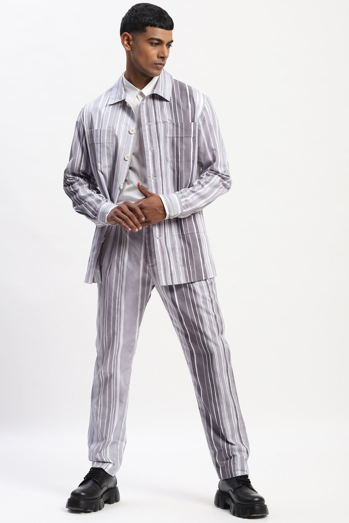 Watercolour Stripes Trouser