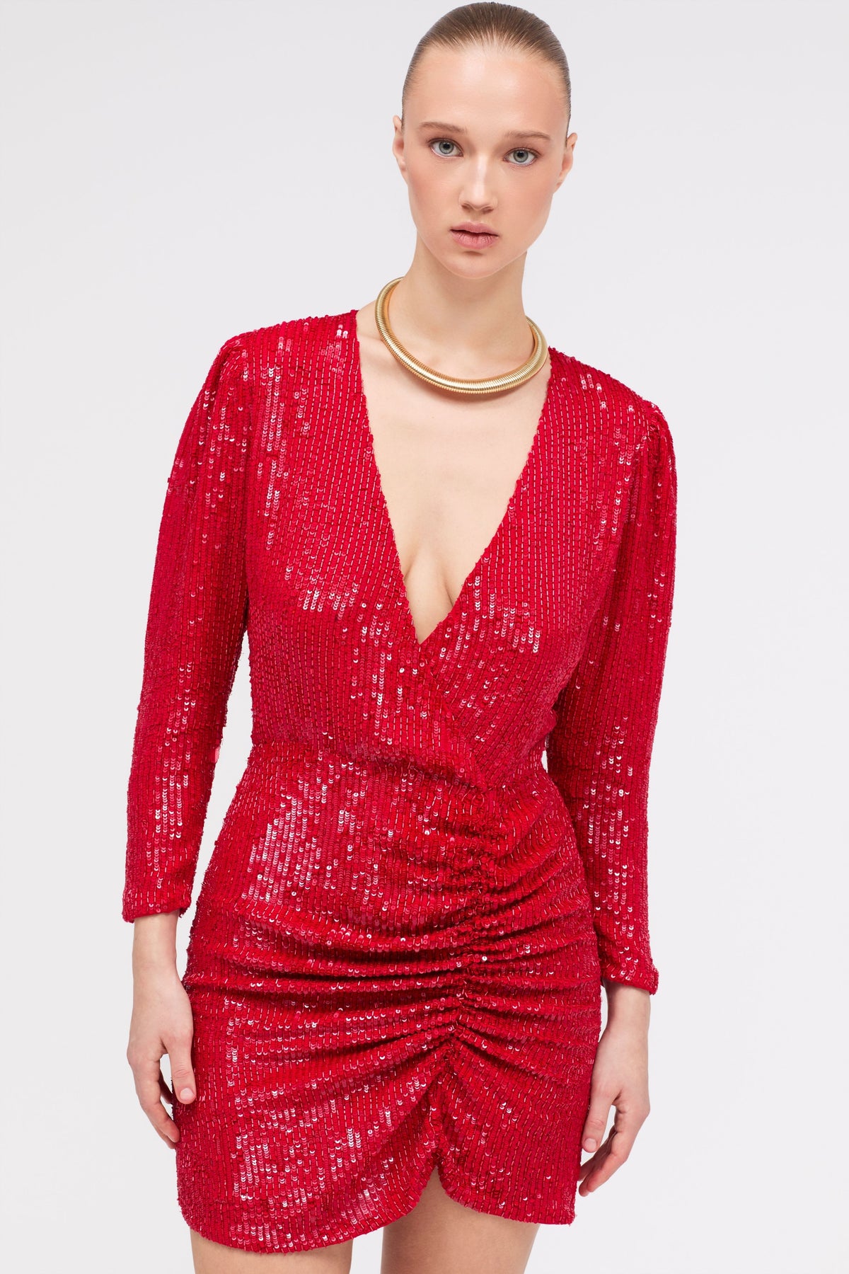 Shimmering Red Dress