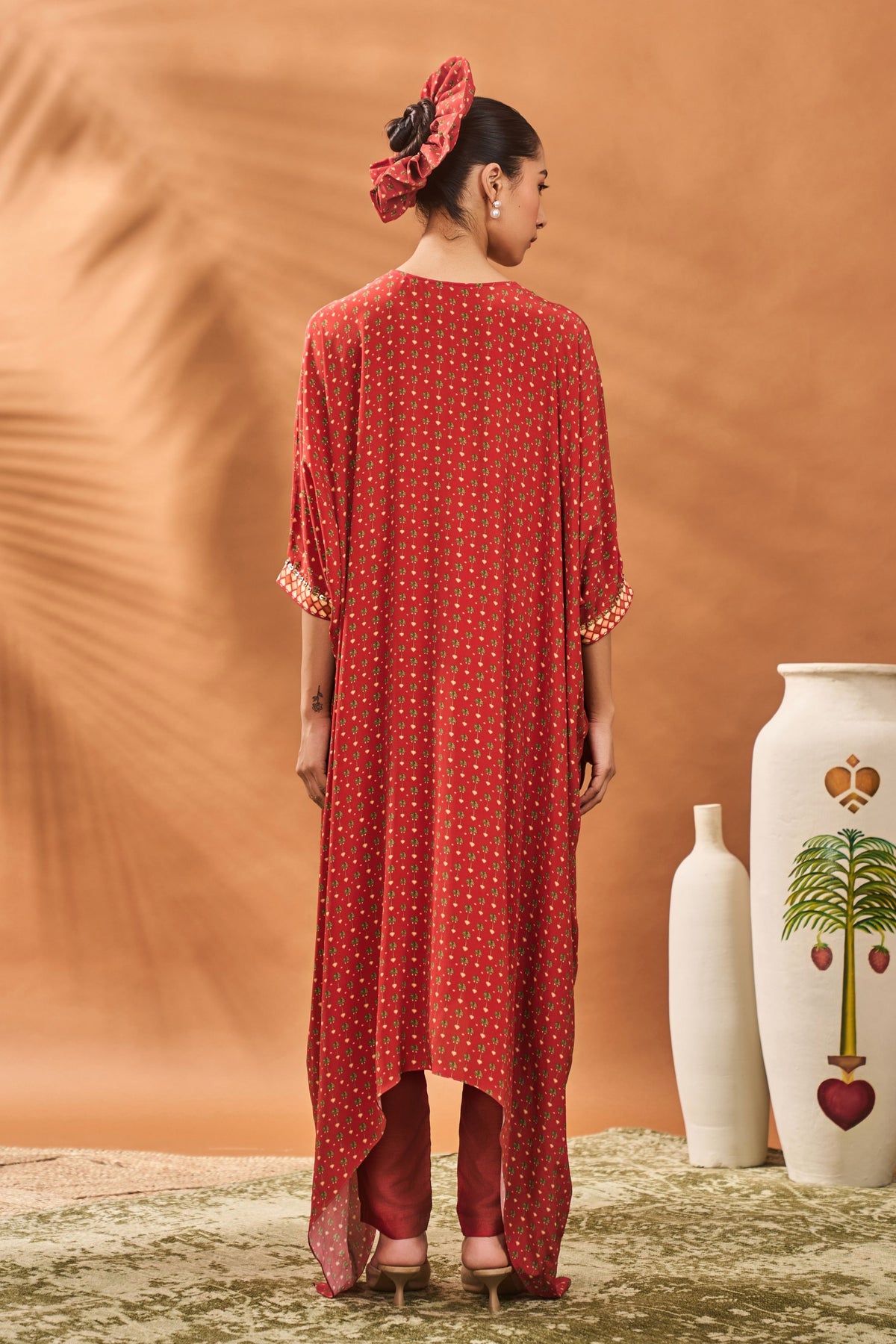 Rust Tree of Hearts Tunic Set