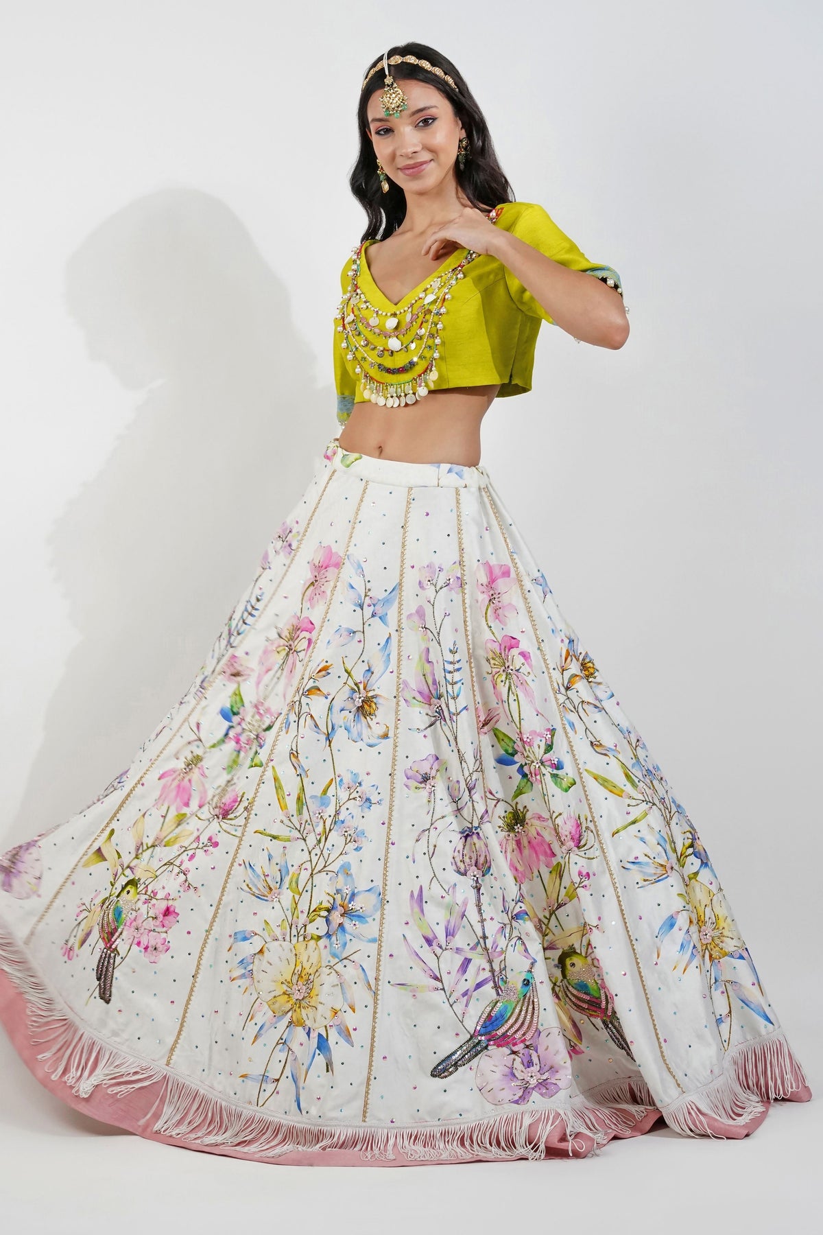 Summer Floral Lehenga Set