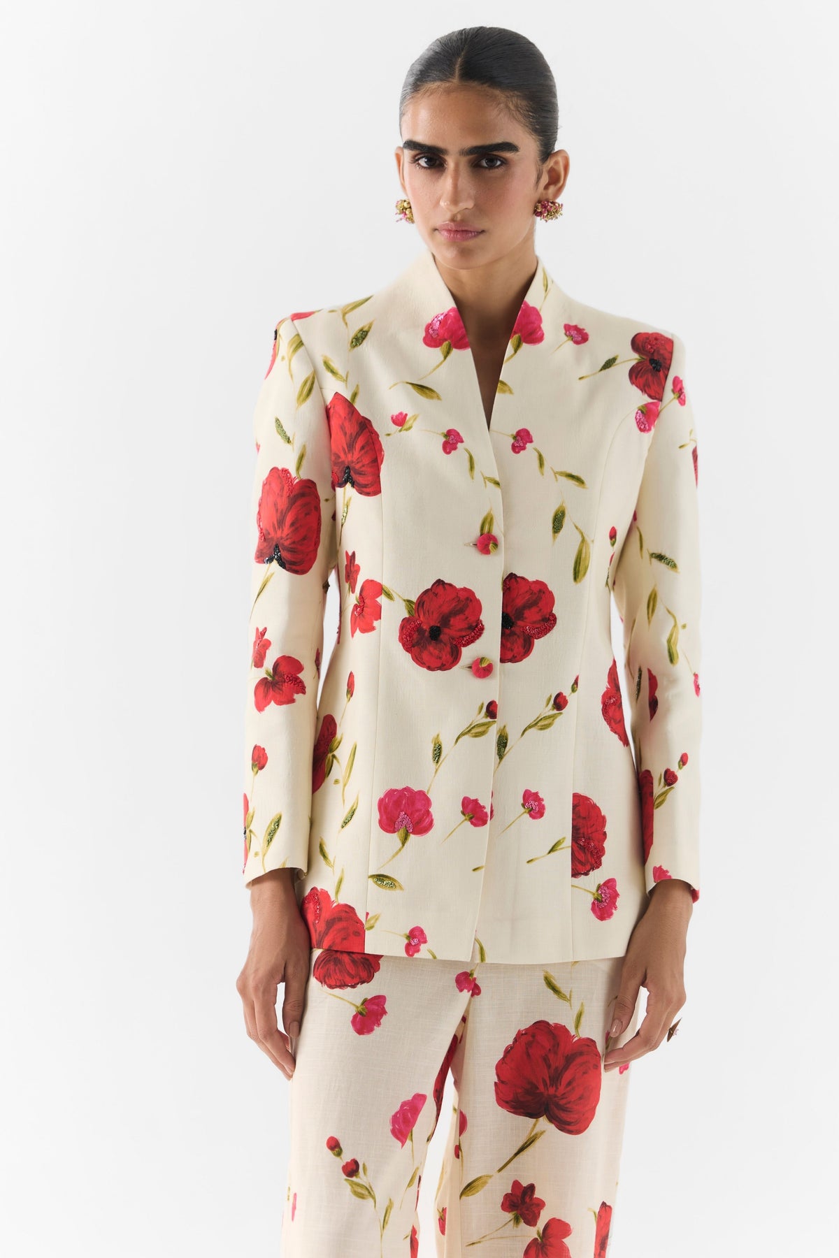 Sisley Rose Blazer Set