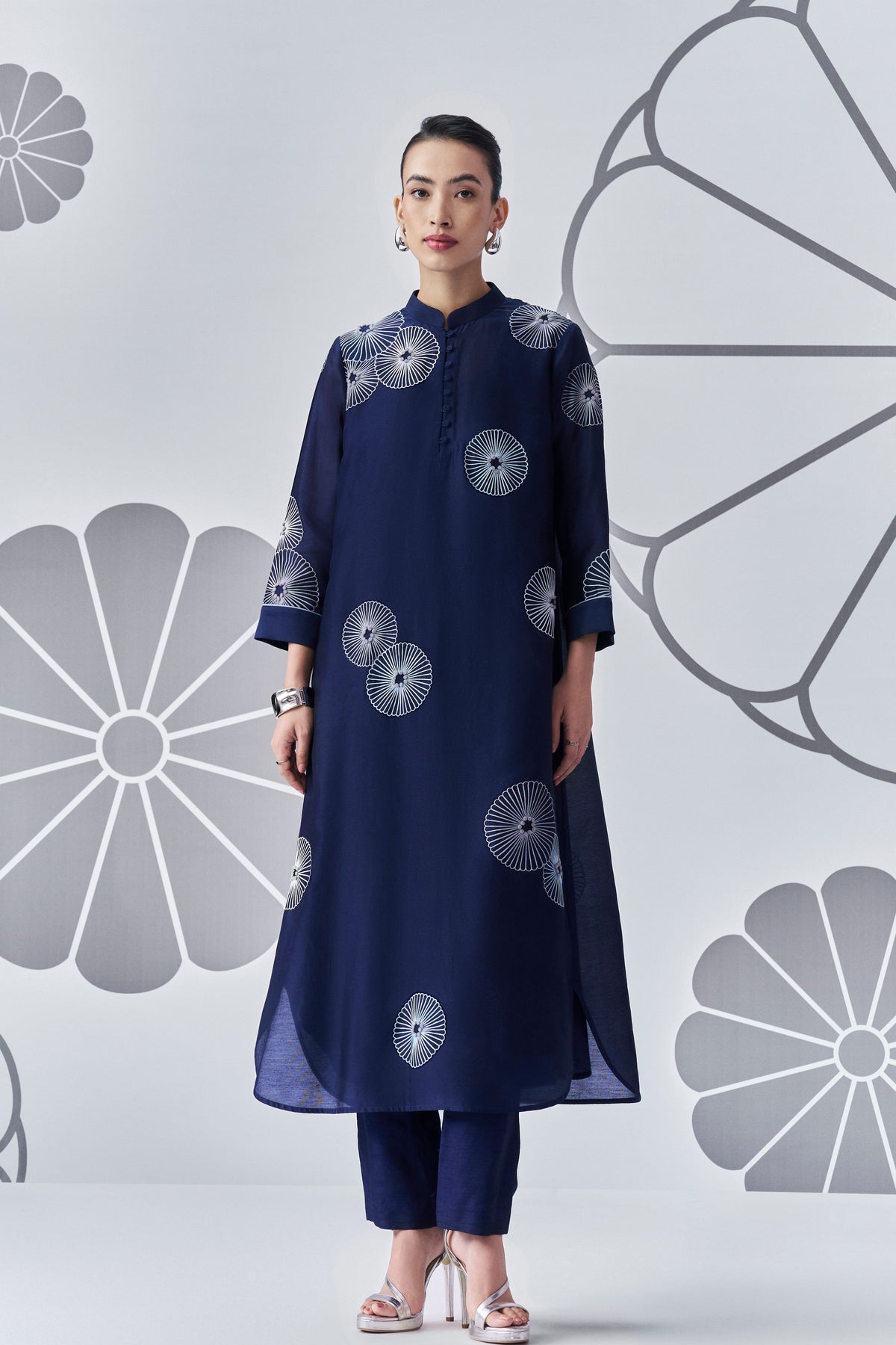 Indigo Hem Kurta
