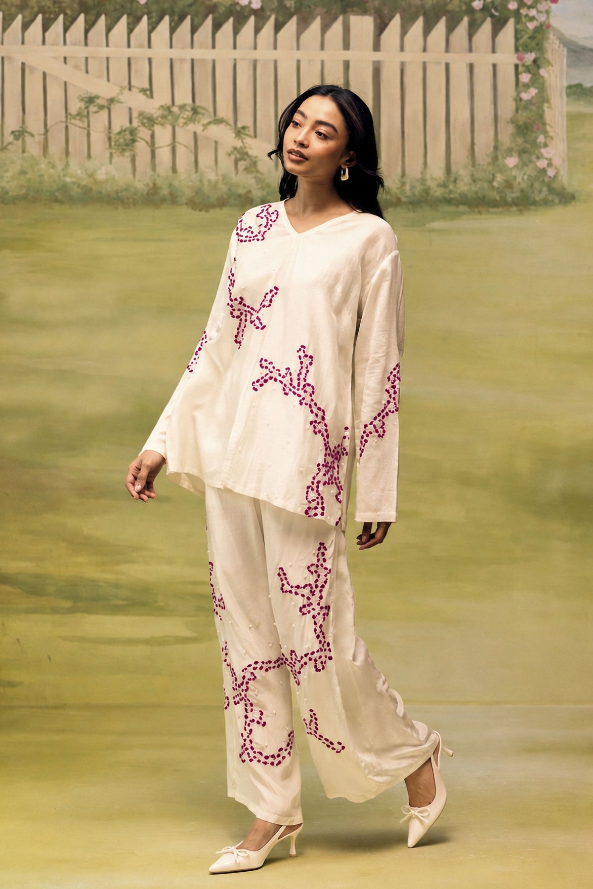 Porcelain Ink Co-ord Set