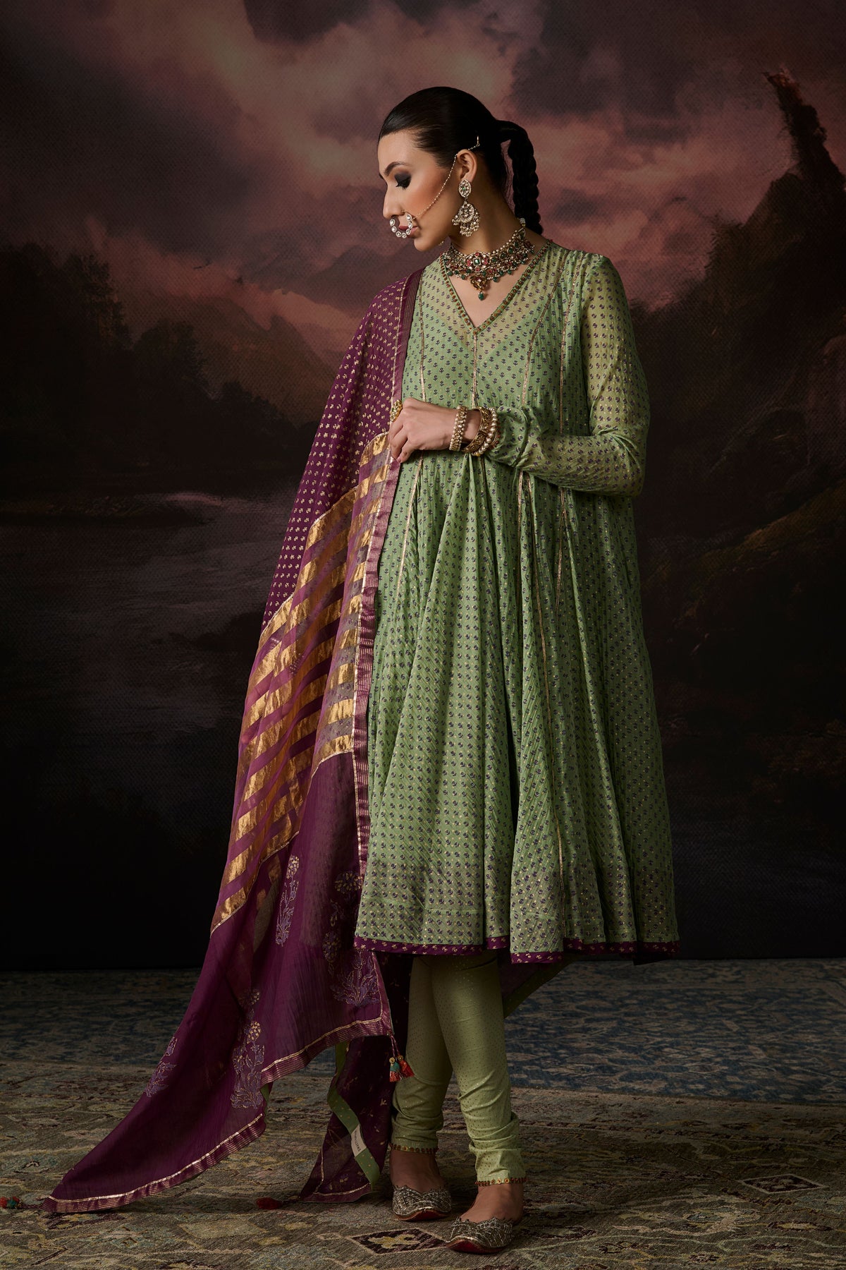 Nina Anarkali Set