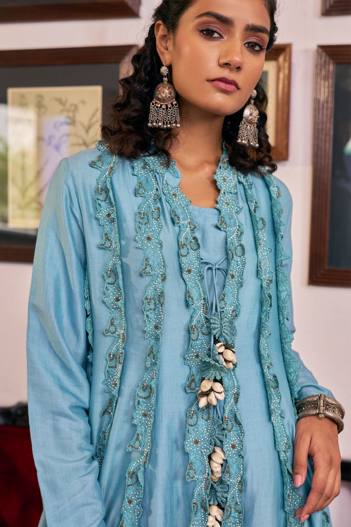 Blush Floral Kurta Set