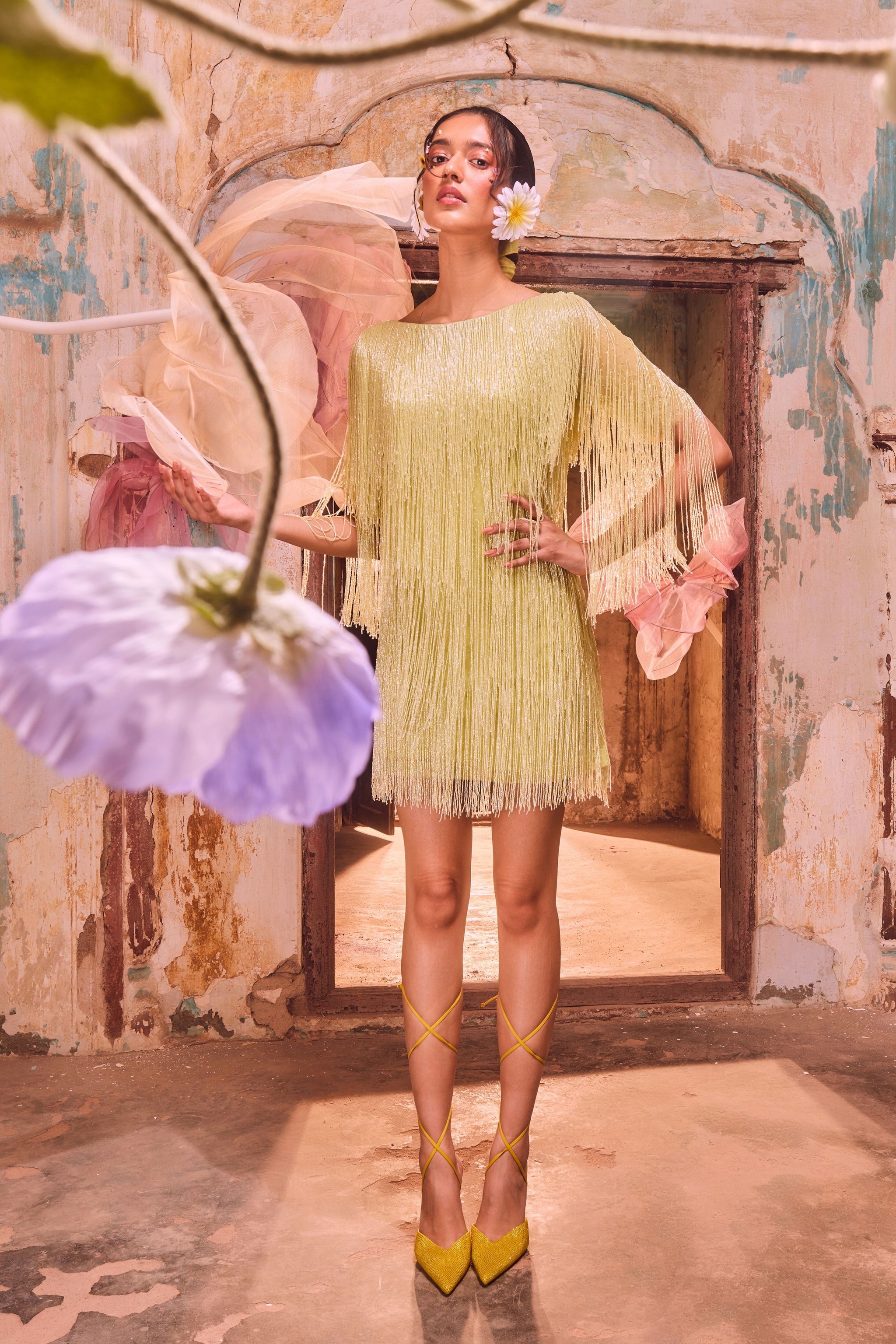 Shriya Som - Fringe Dress - Elahe Shriya Som - Fringe Dress - Elahe