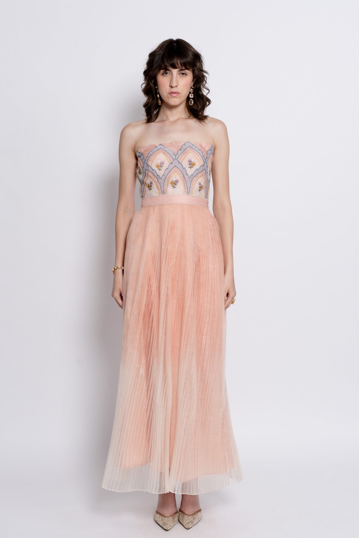 Elowen Peach gown