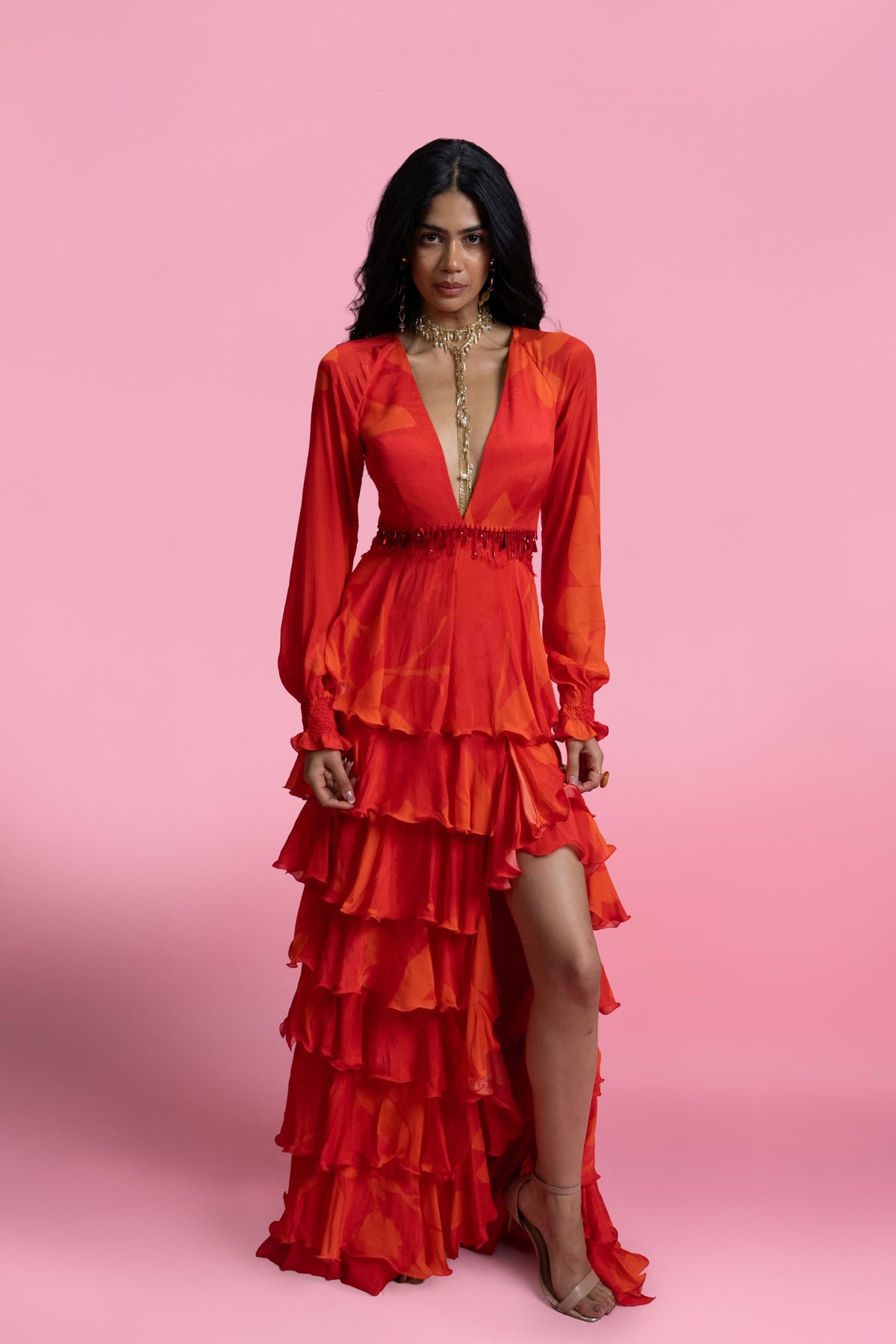 Tiered Maxi Dress