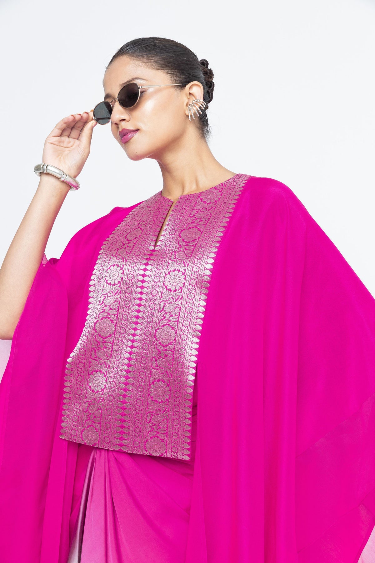 Onaya Statement Pink Cape Set