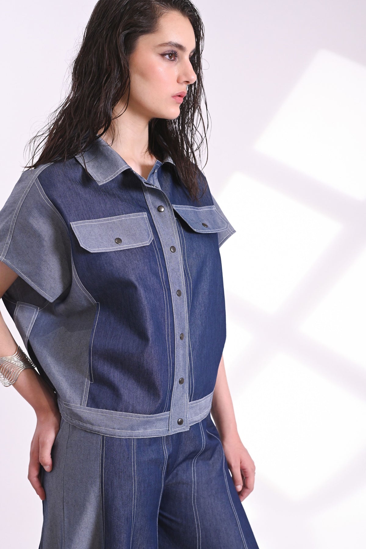 Indigo Edge Top