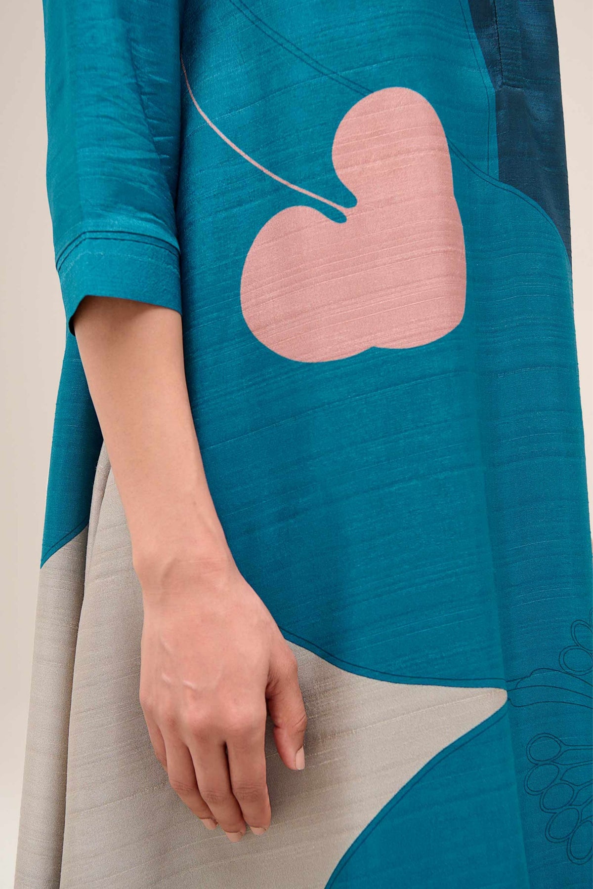 Zoha Blue Tunic Set