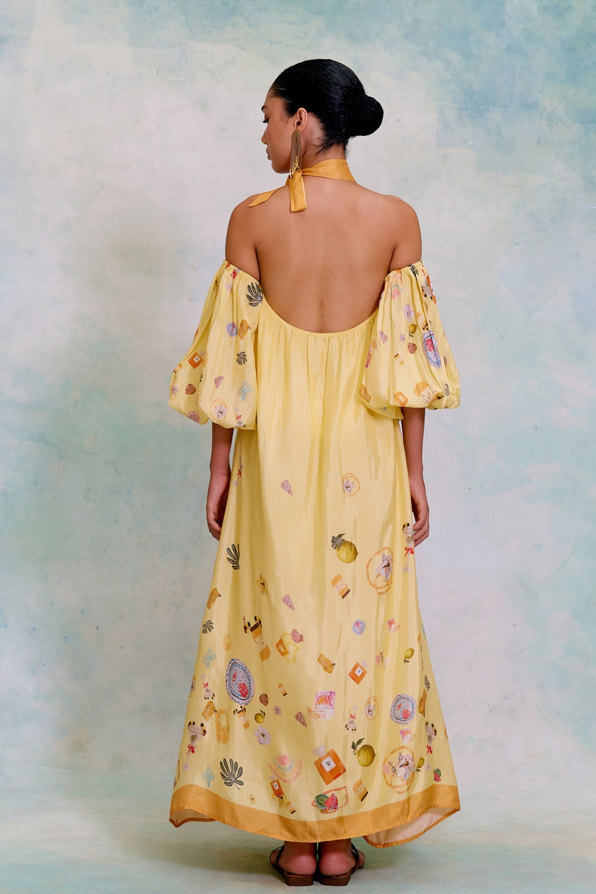 Aurora Powder Yellow Dress