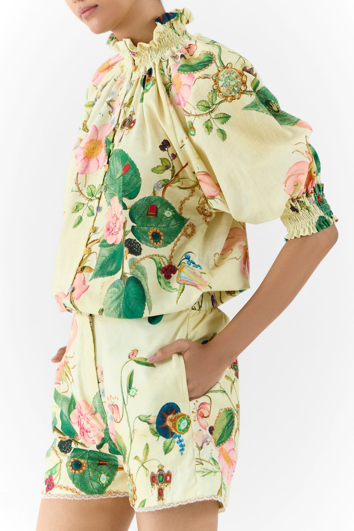 Blossom Ruching Co-ord Set