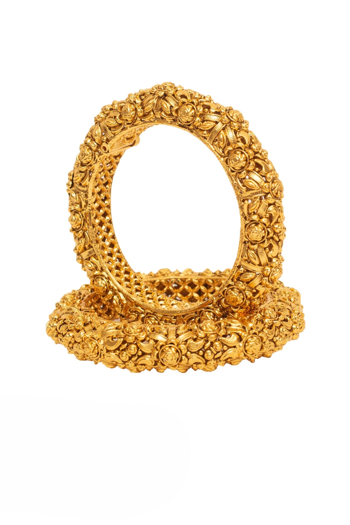 Isvaraah Gold Plated Bangles