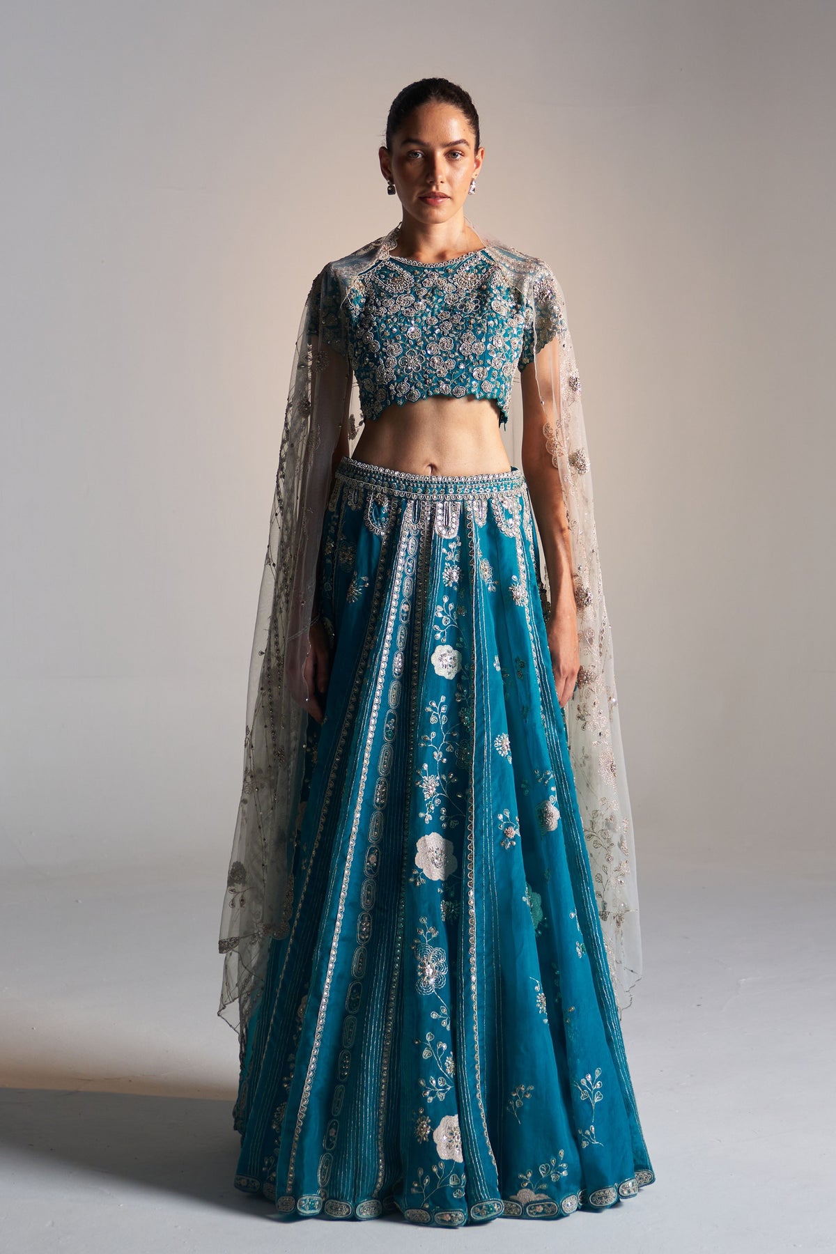 Pine Green Lehenga Set