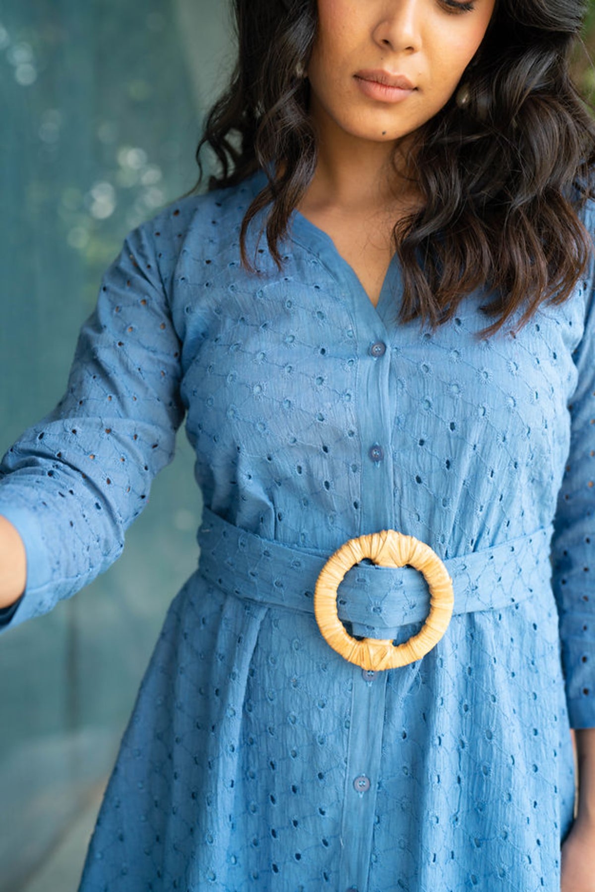 Blue Hakoba Dress