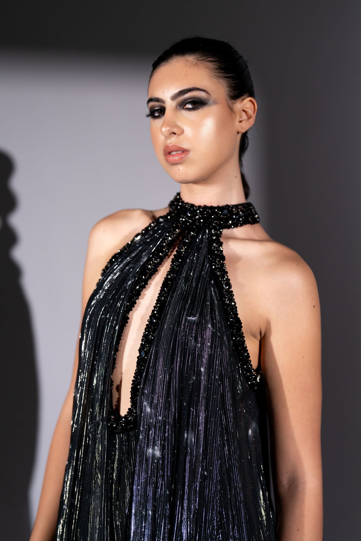 Black Galaxy Maxi Dress