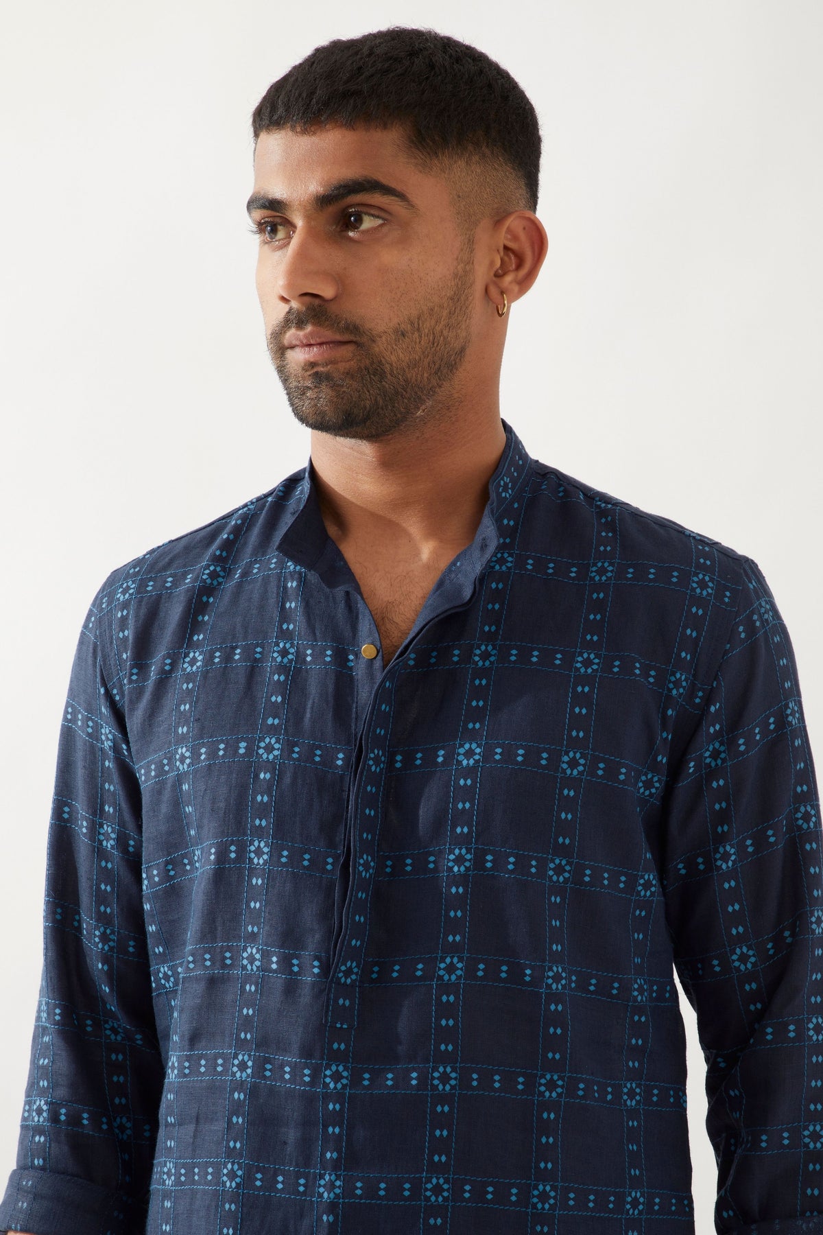 Kent Regal Navy Kurta Set