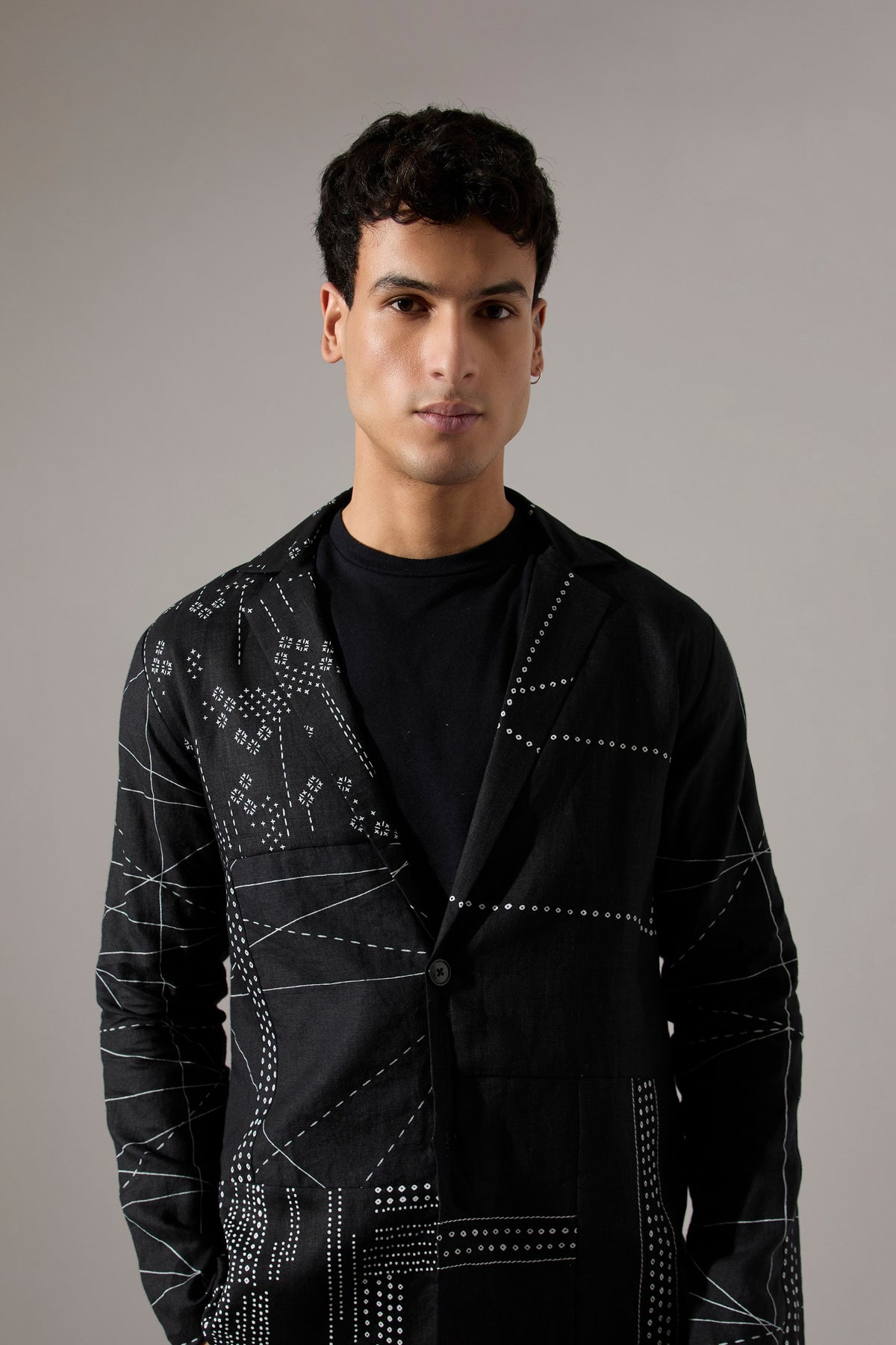 Tony Multi Pnnel Blazer Set
