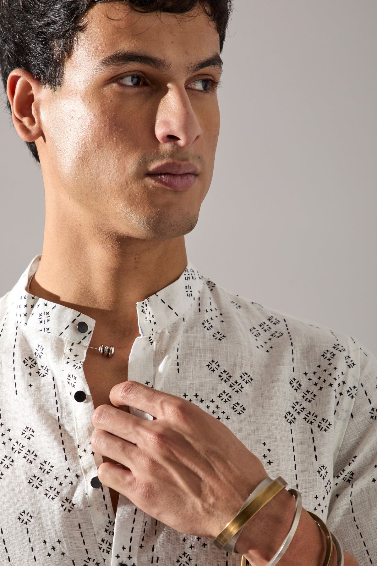 Elliot Plus Minus Kurta Set