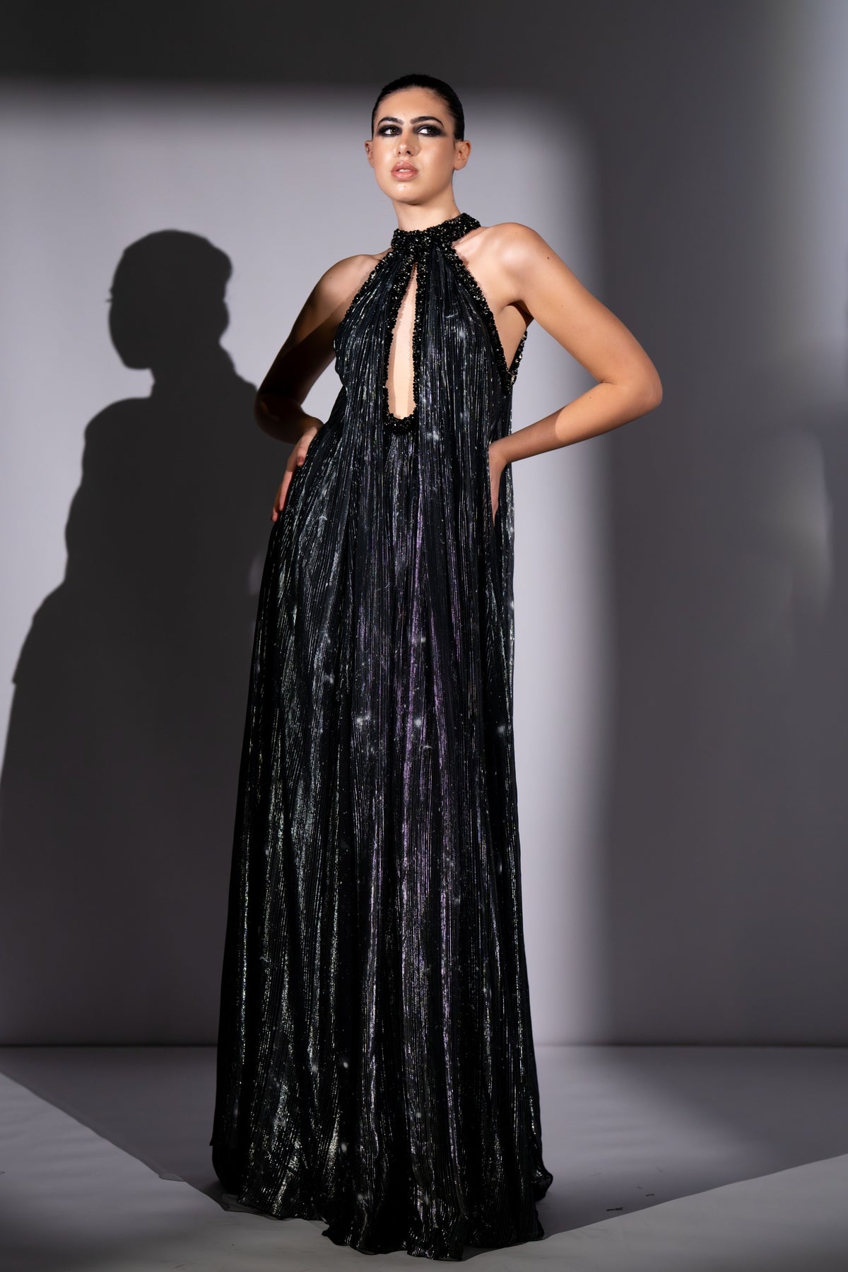 Black Galaxy Maxi Dress