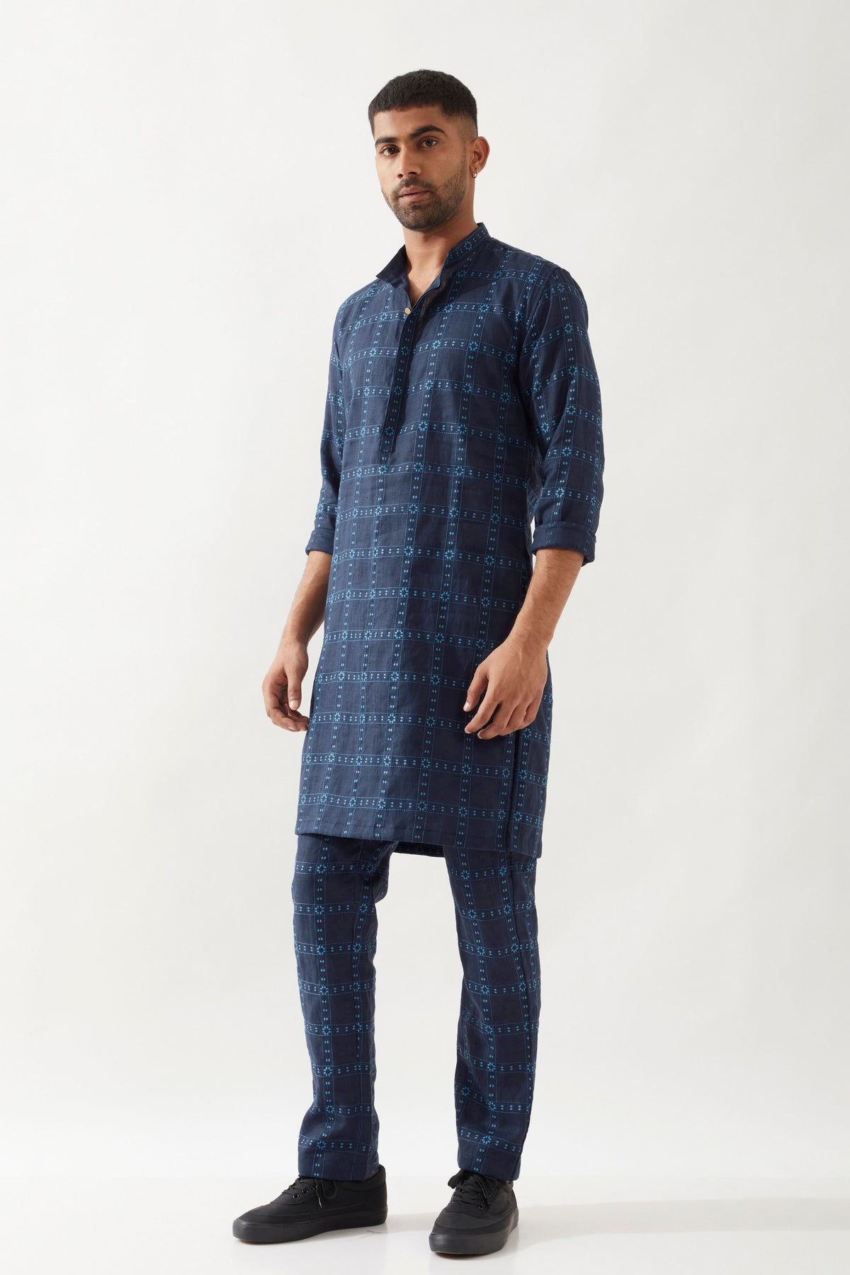 Kent Regal Navy Kurta Set