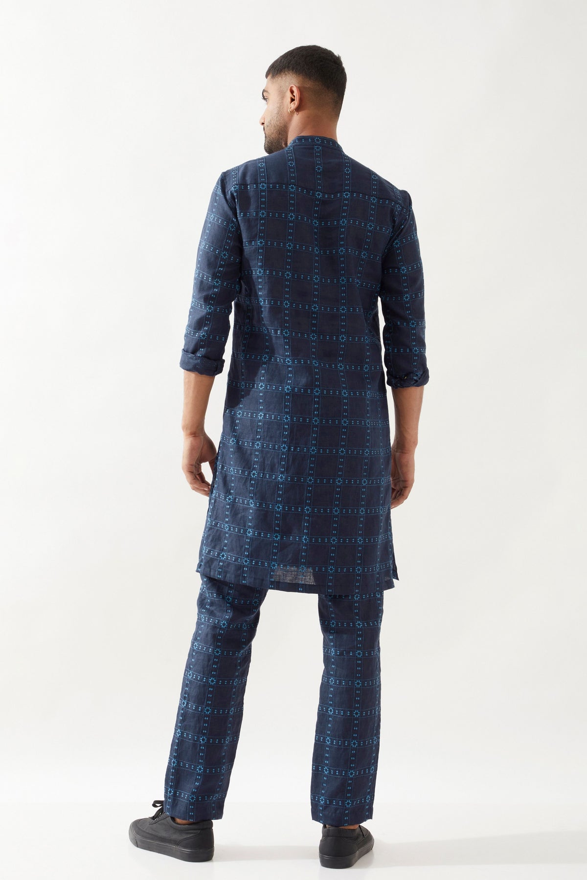 Kent Regal Navy Kurta Set