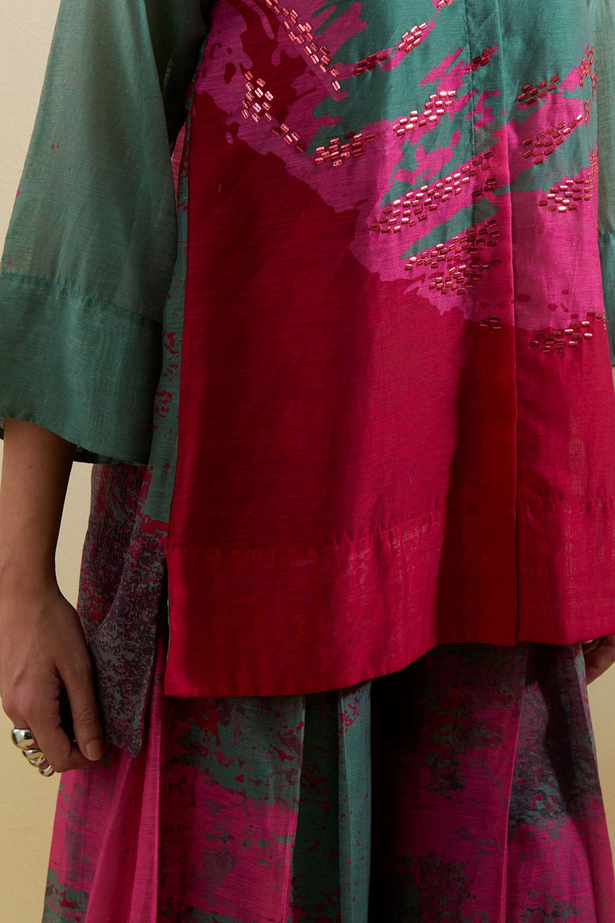 Gliss Pink & Green Co-ord Set