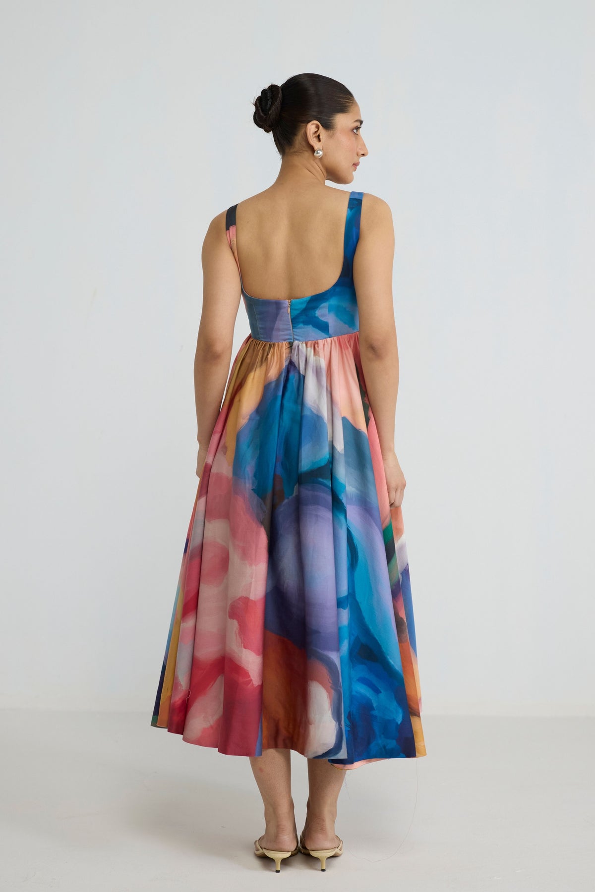 Rainbow Garden Cherry Dress