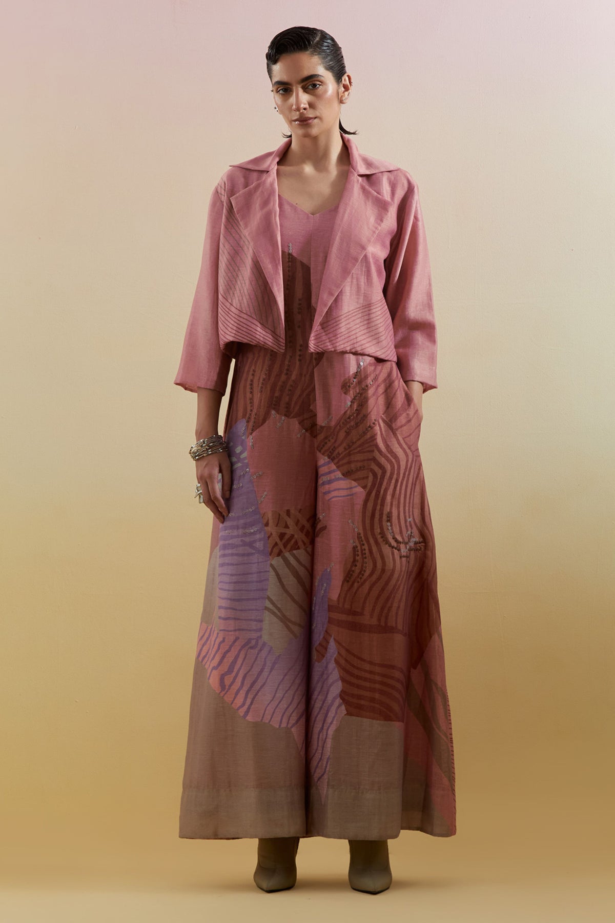 Zaron Dusty Pink Jumpsuit