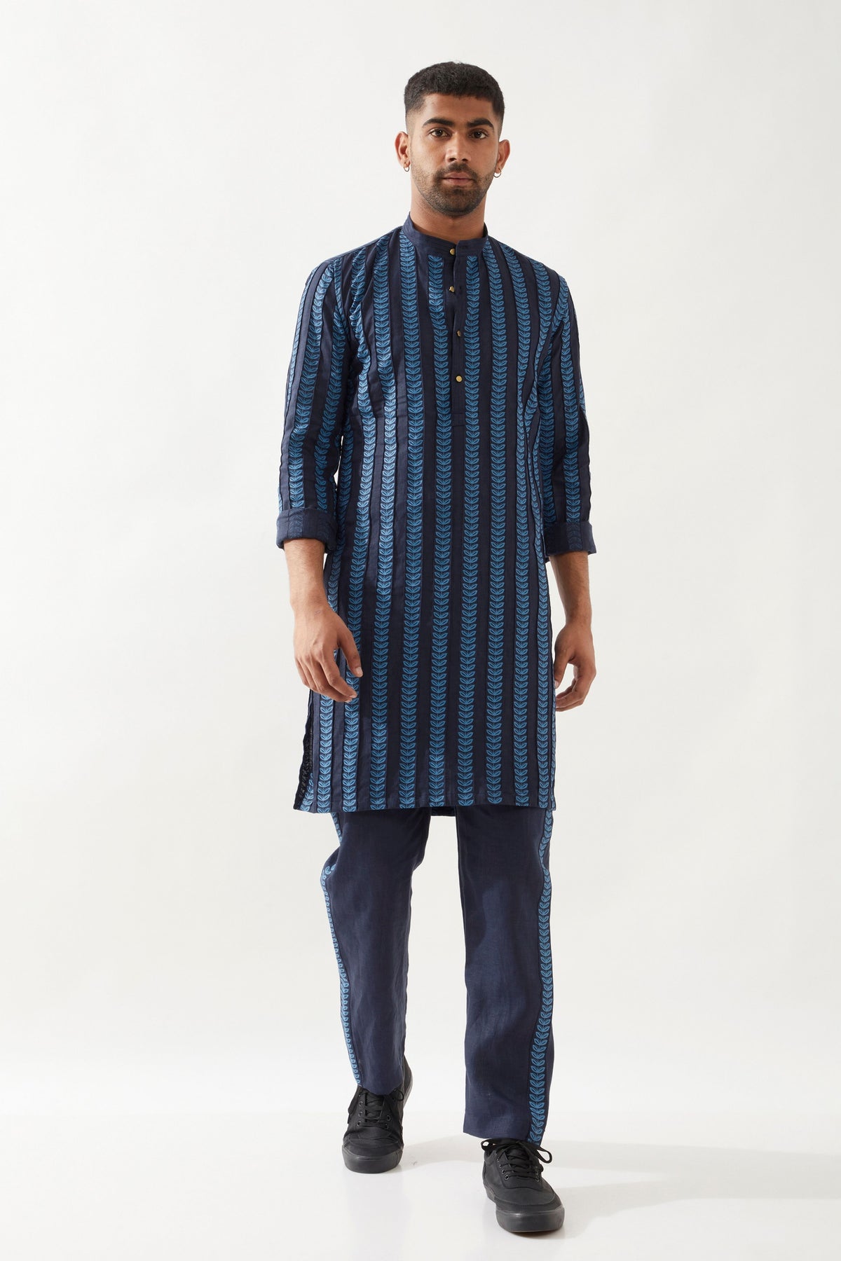 Blake Catkin Navy Kurta Set