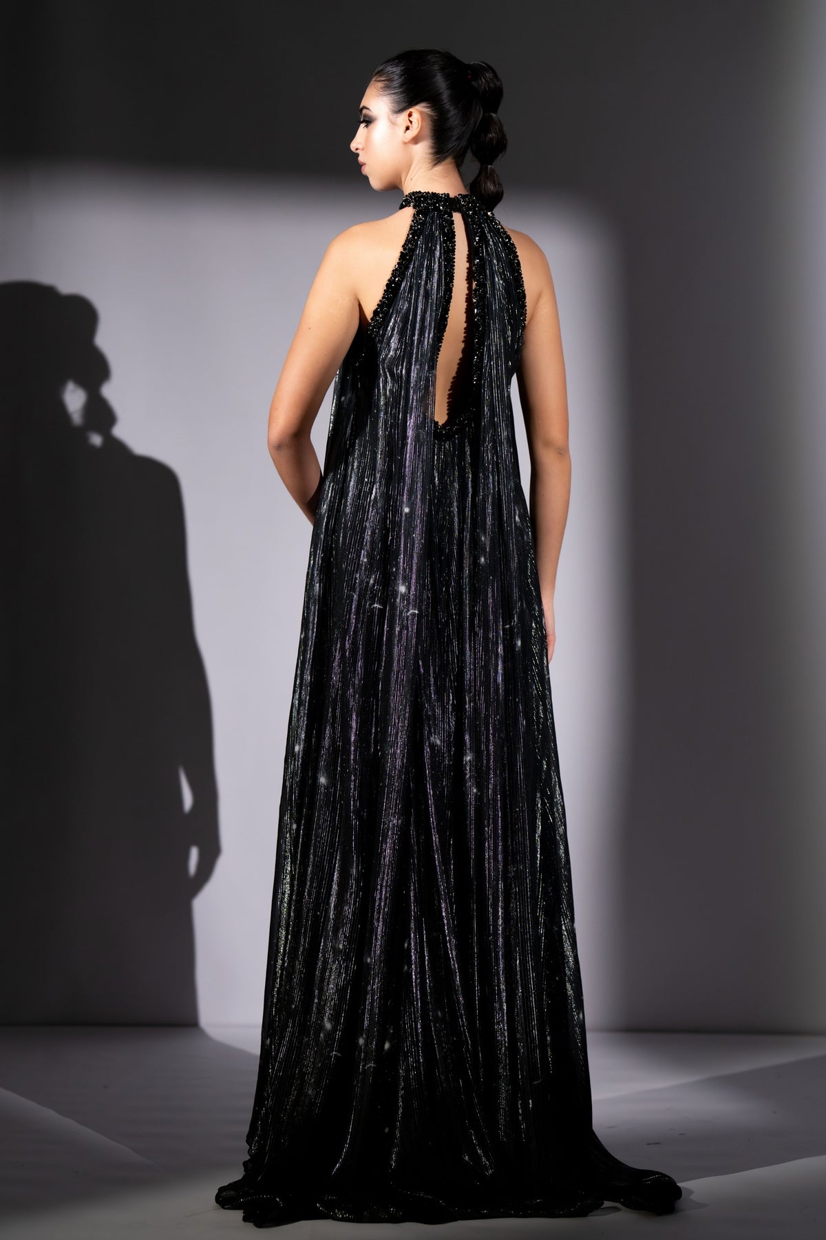 Black Galaxy Maxi Dress
