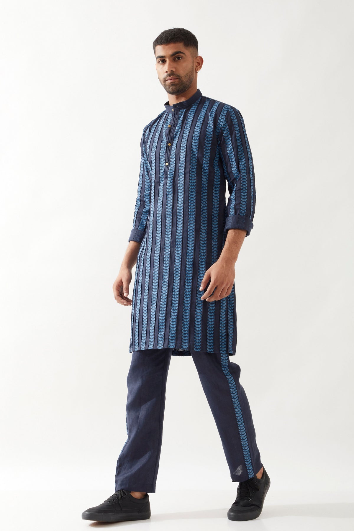 Blake Catkin Navy Kurta Set