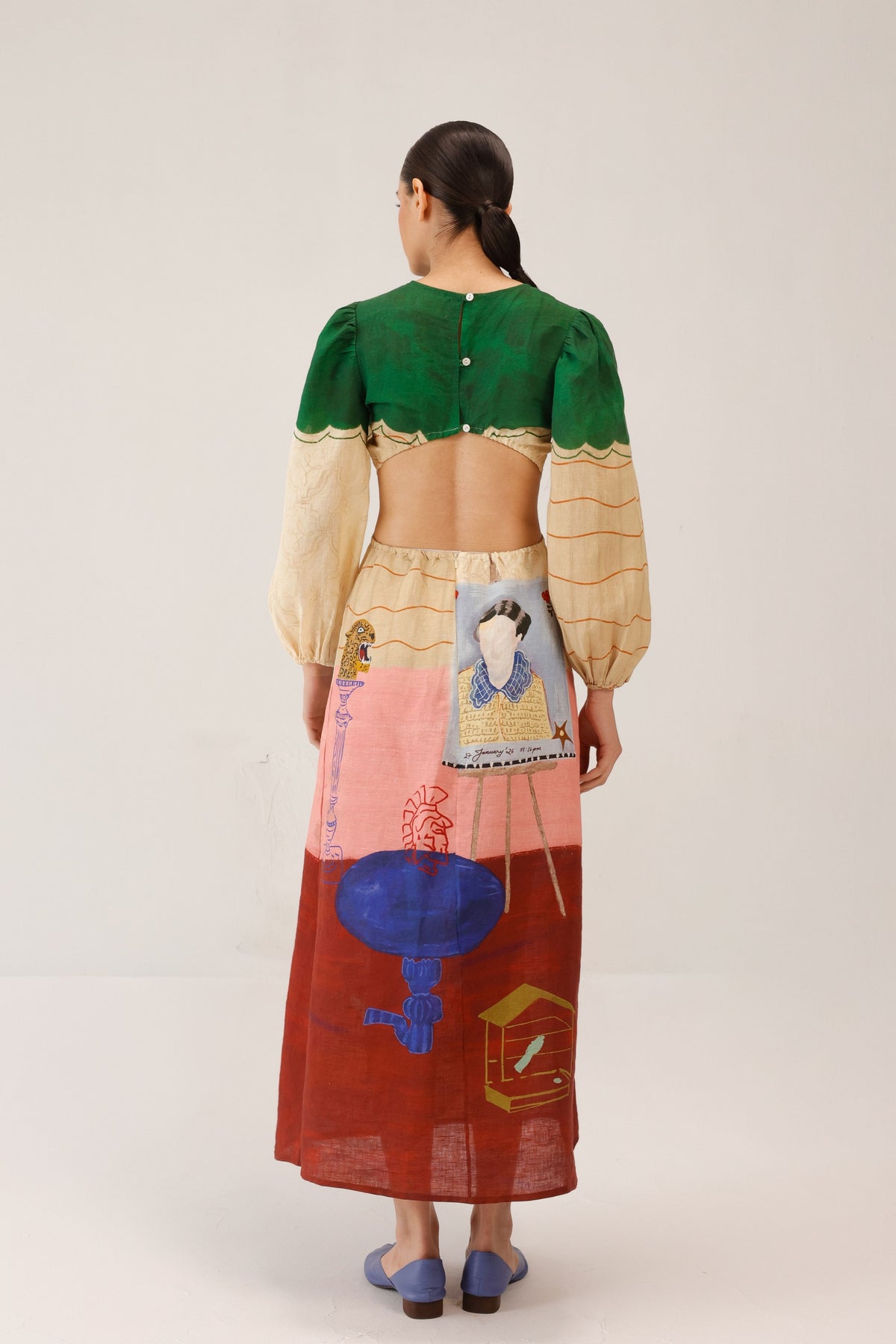 Loft Euro Long Dress