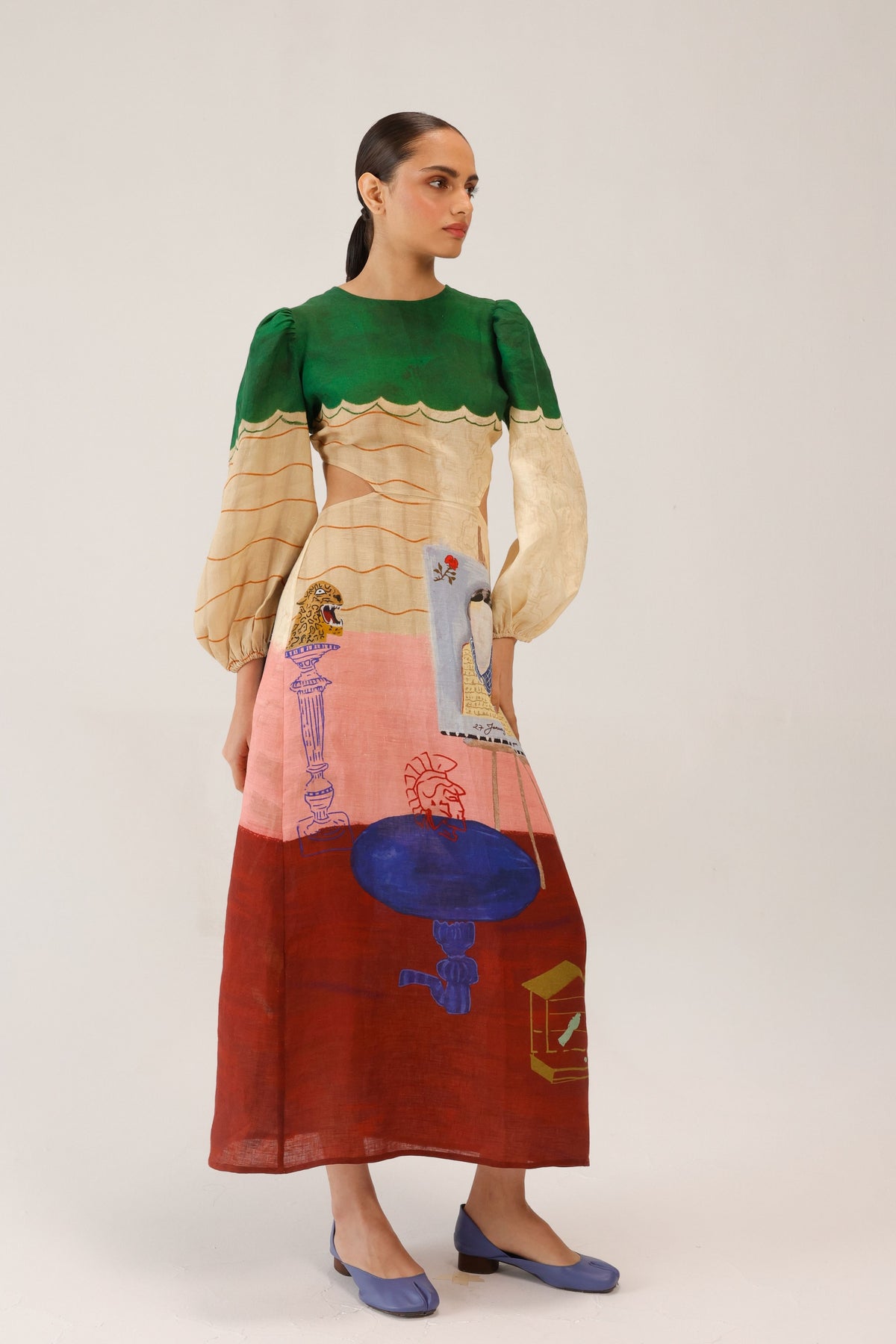 Loft Euro Long Dress