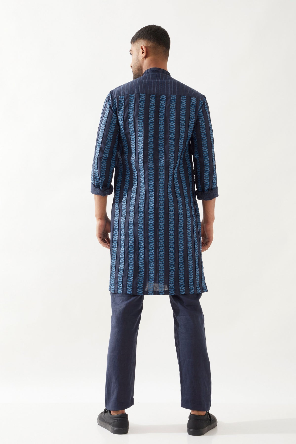 Blake Catkin Navy Kurta Set