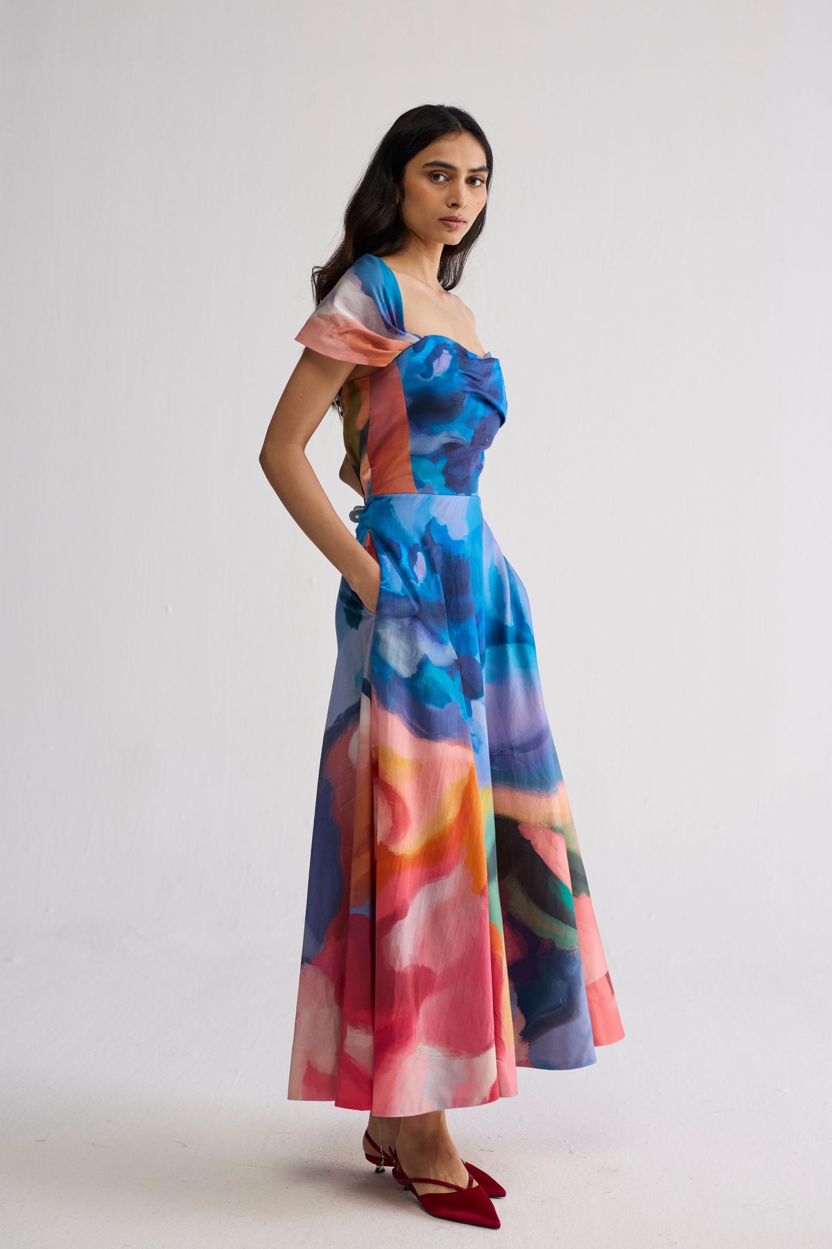 Rainbow Garden Dress