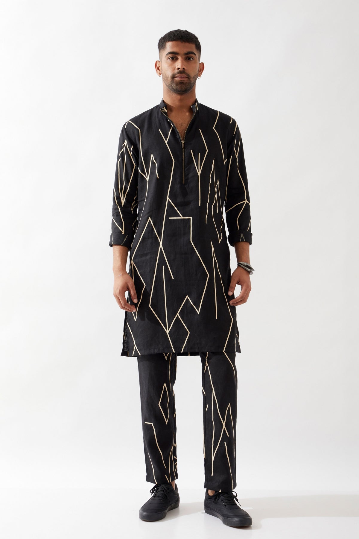 Rory Metal Black Kurta