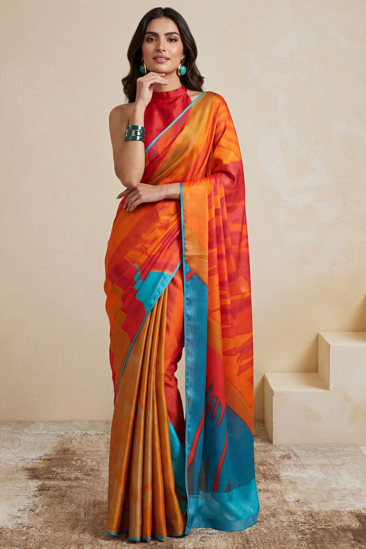 Strawberry Saree
