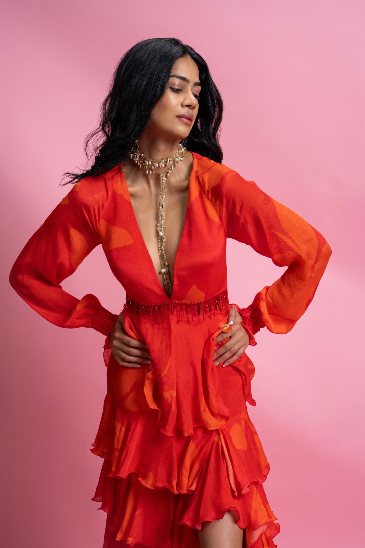 Tiered Maxi Dress