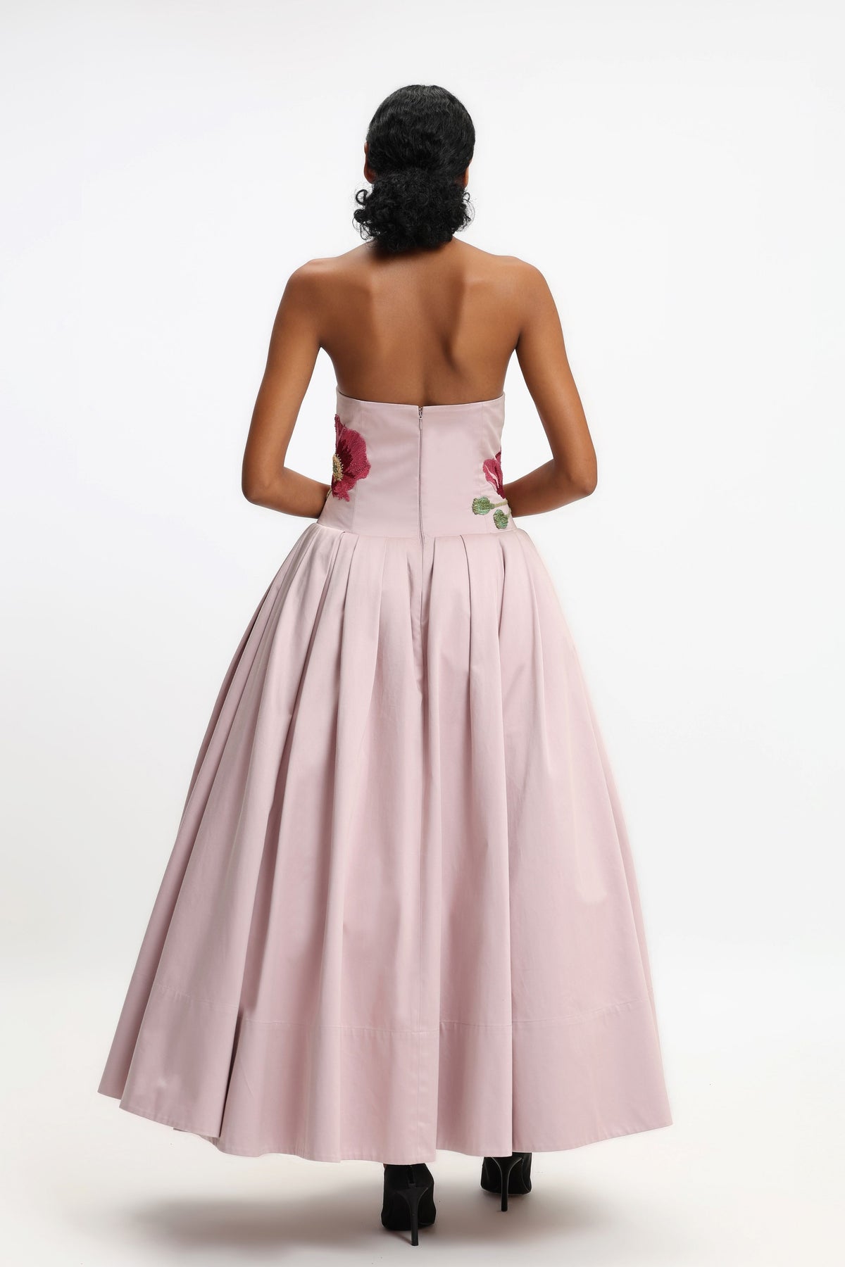 Strapless Corset Maxi Dress