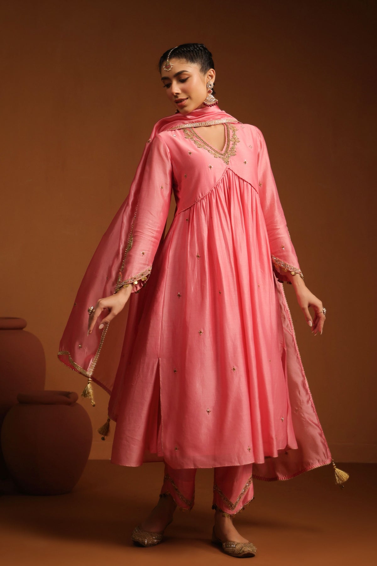 Gulaabi Kurta Set