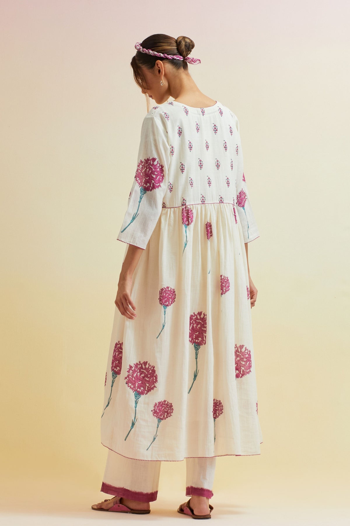 Off White Kurta Set