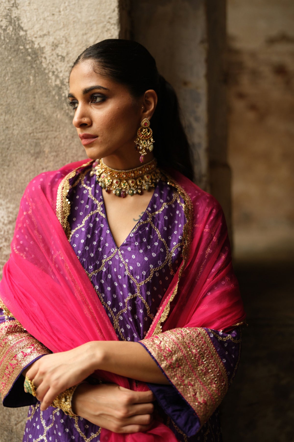 Rani Arc Organza Dupatta