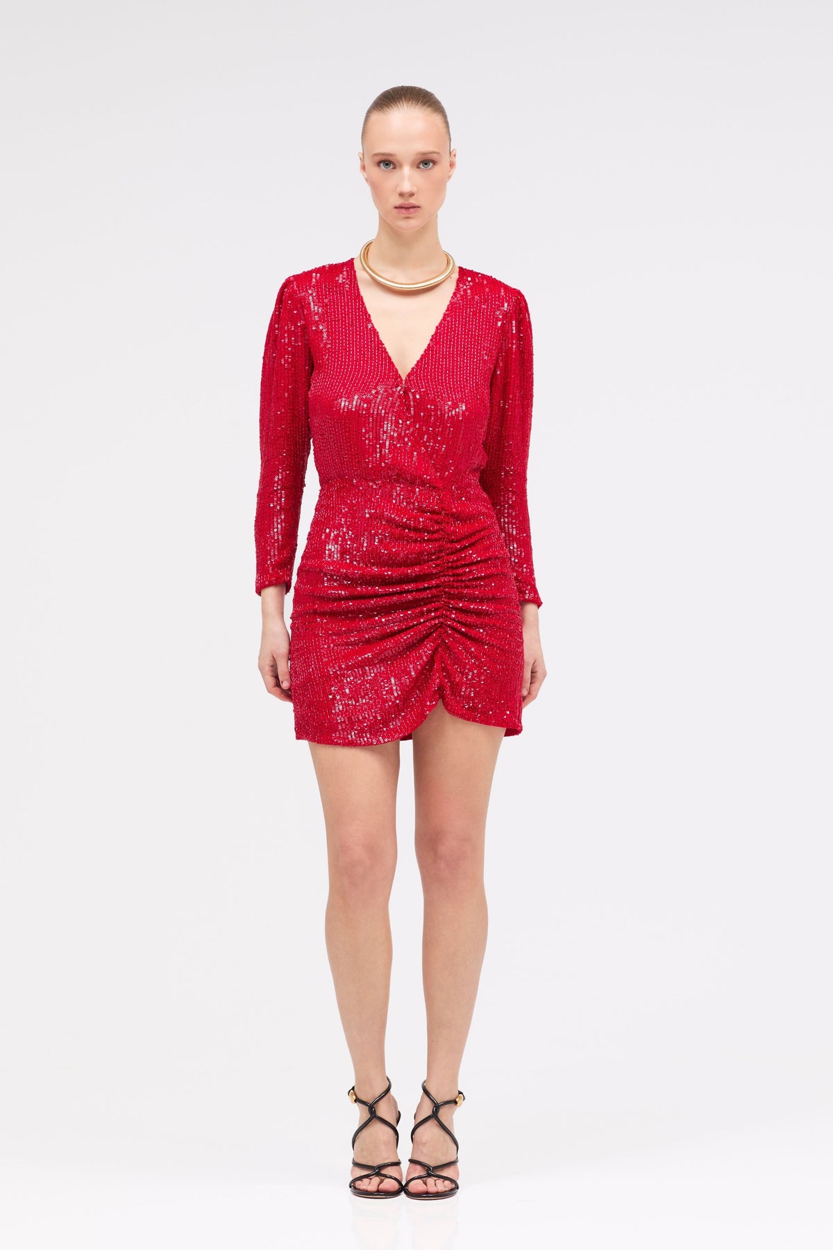 Shimmering Red Dress